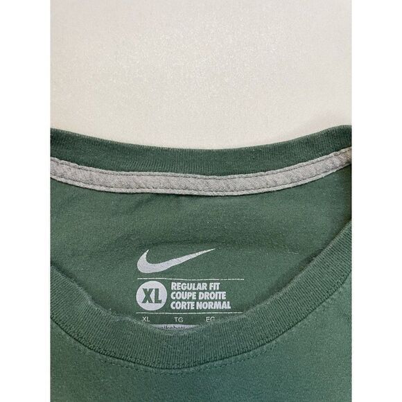 Nike Just Do It Michigan State Spartans Graphic T-shirt Men XL Green - Picture 5 of 6